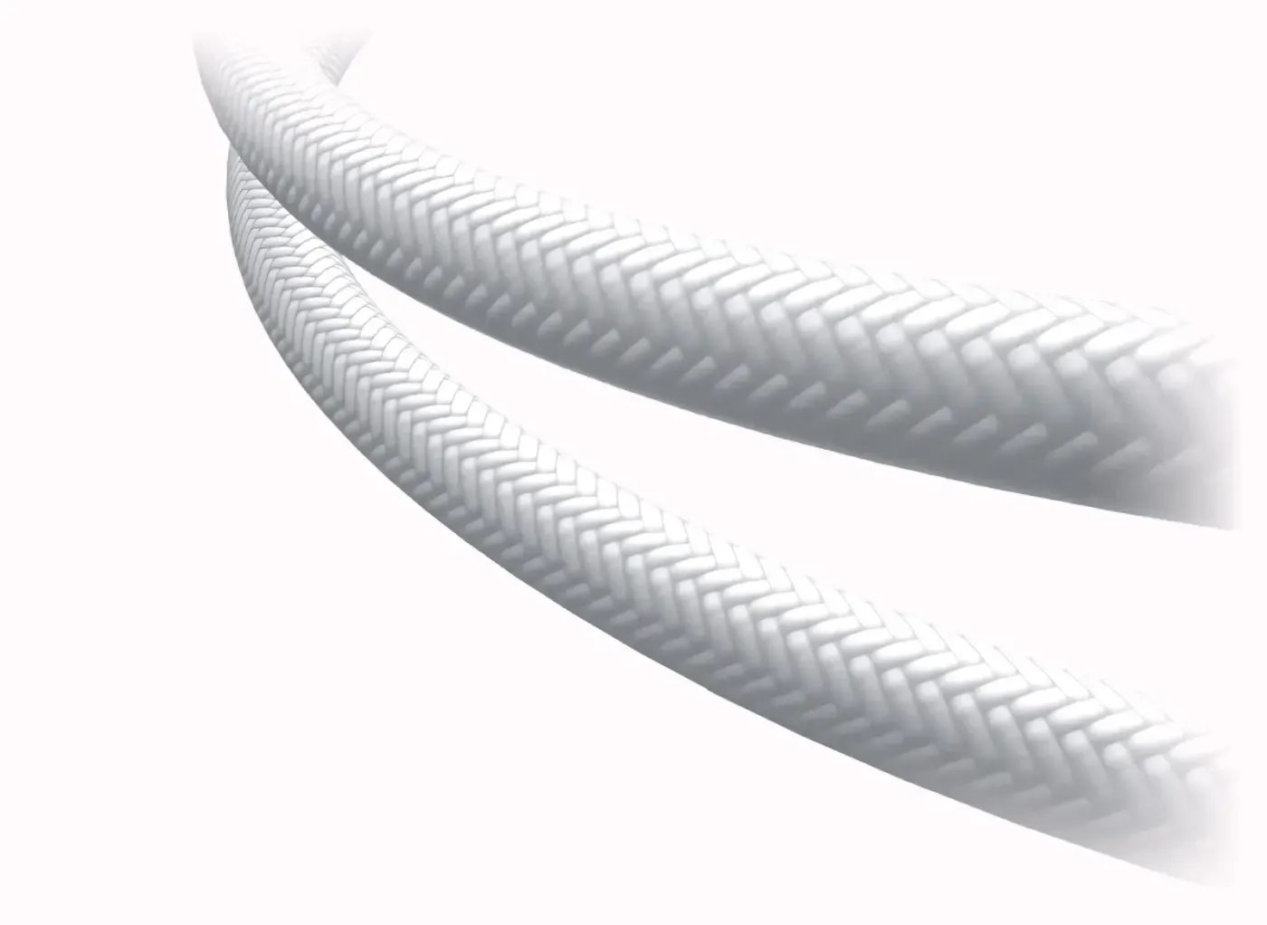 450mm premium white sleeved tubing for liquid coolant circulation