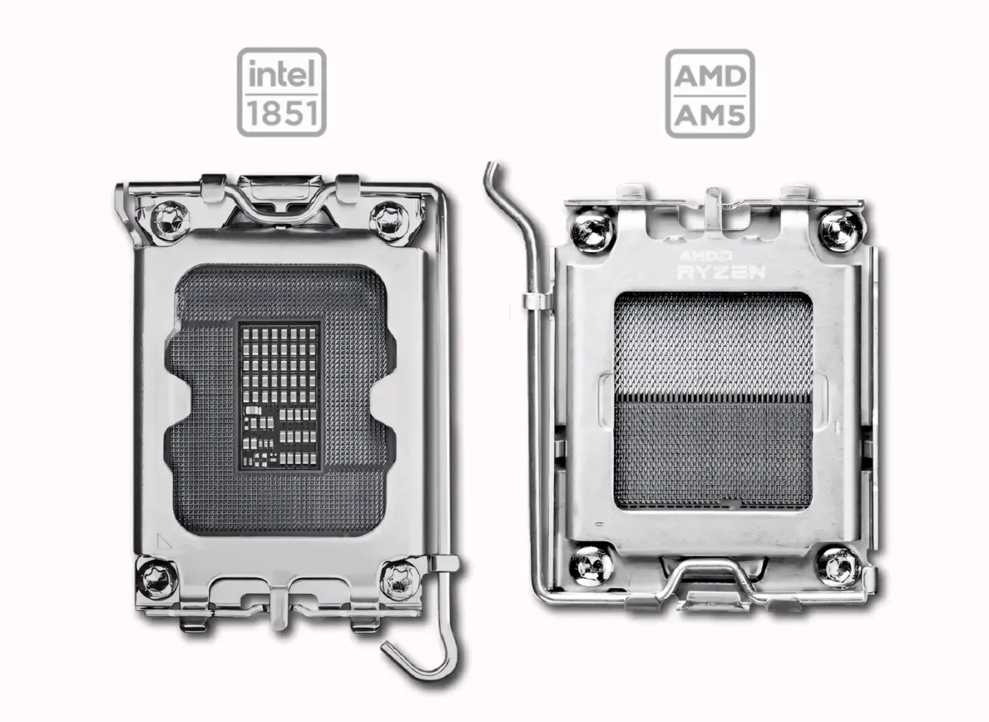 Compatibility guide for Intel LGA 1851 and AMD AM5 processor sockets