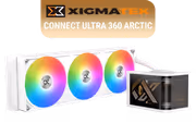 Xigmatek Connect Ultra 360 Arctic — 6.8" AMOLED AIO Cooler - image 1