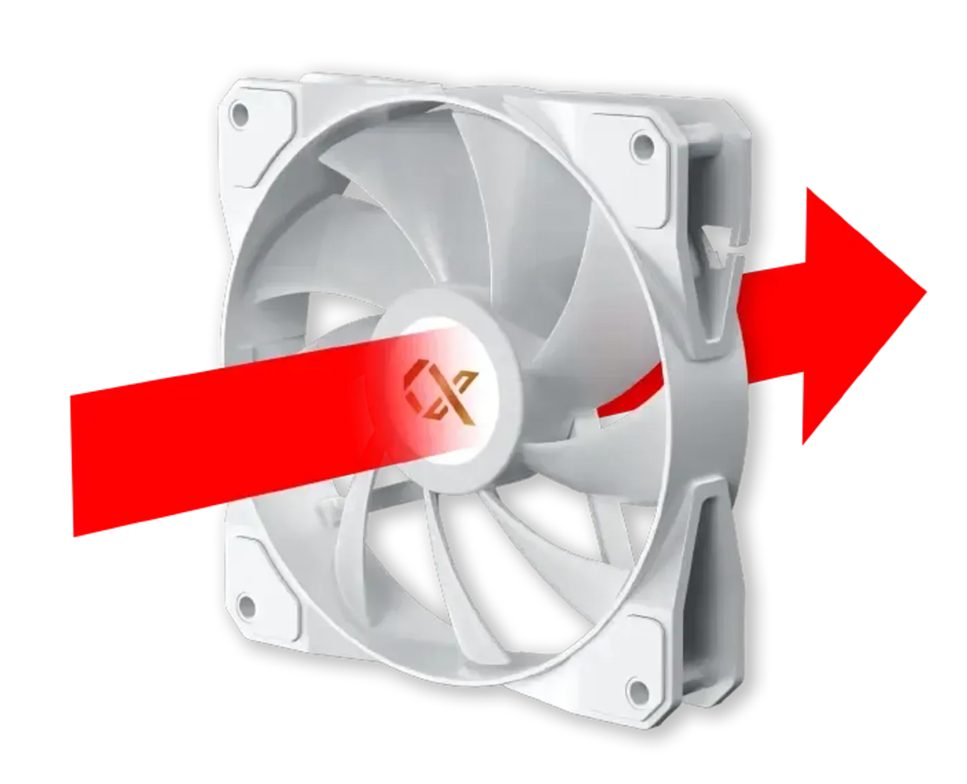 Traditional blade exhaust fan at the rear of the Cubi II Arctic