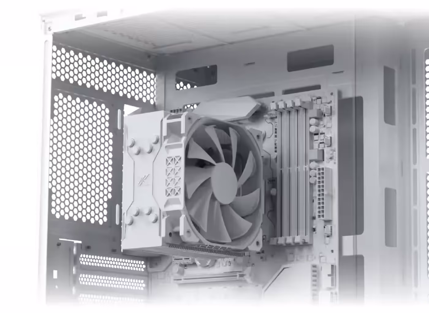 CPU cooler height clearance inside the Cubi II Arctic case