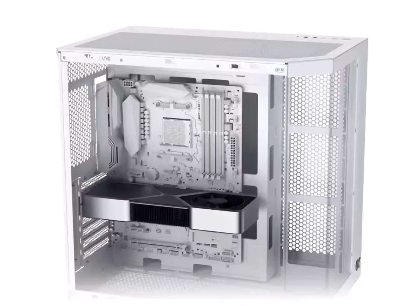 Graphics card length clearance inside the Cubi II Arctic case