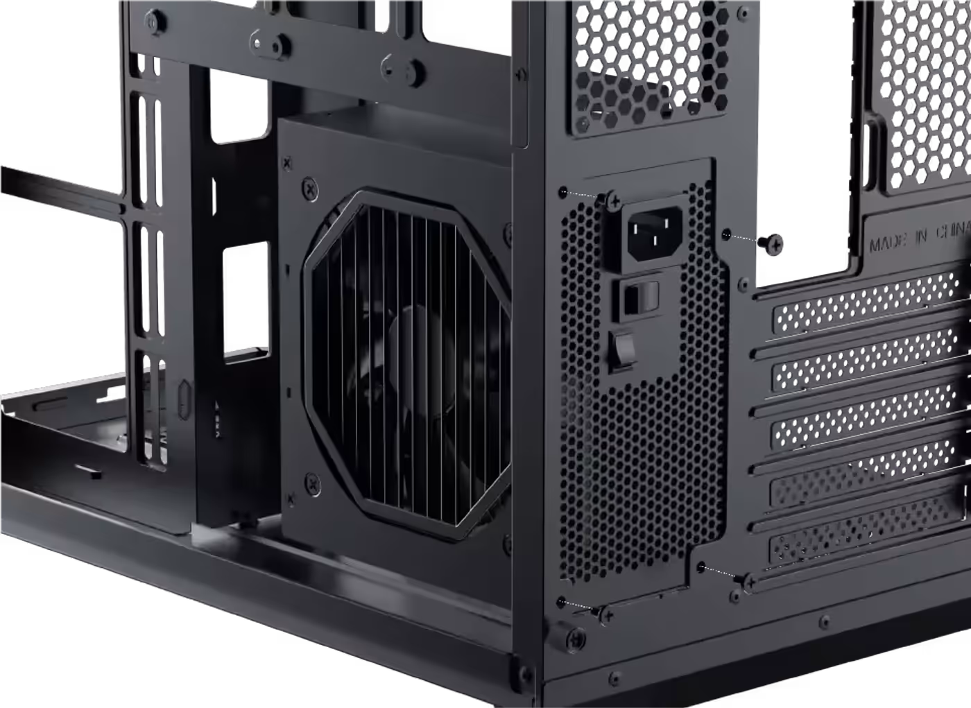 Power supply compatibility inside the Xigmatek Cubi M case