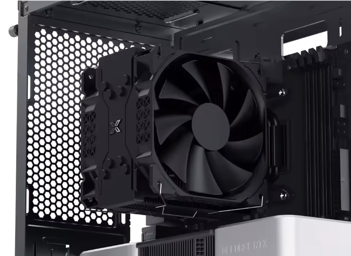 CPU cooler height clearance in the Xigmatek Cubi M case