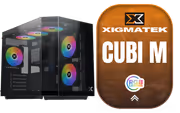 Xigmatek Cubi M Mid-Tower M-ATX Case — 6 ARGB Fans - image 1