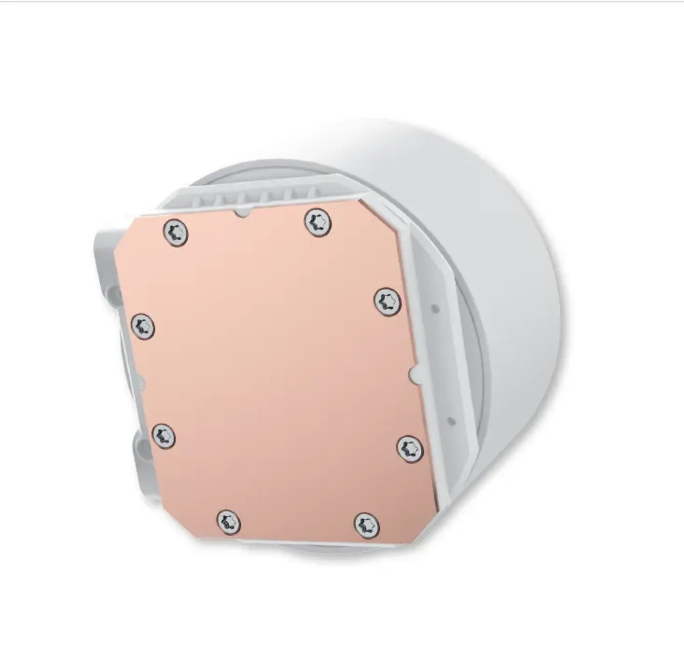 Pure copper cold plate base for efficient thermal transfer