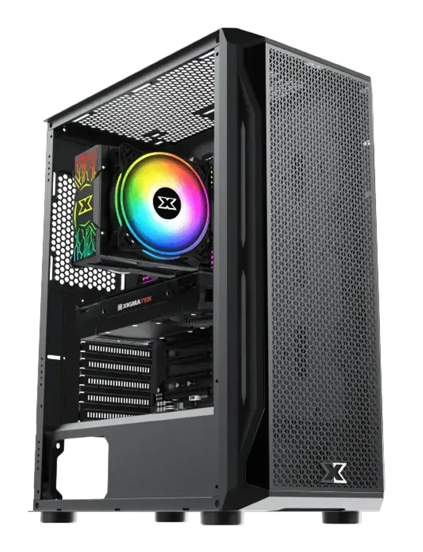 Interior height available for a tower CPU cooler in the Xigmatek Gaming X