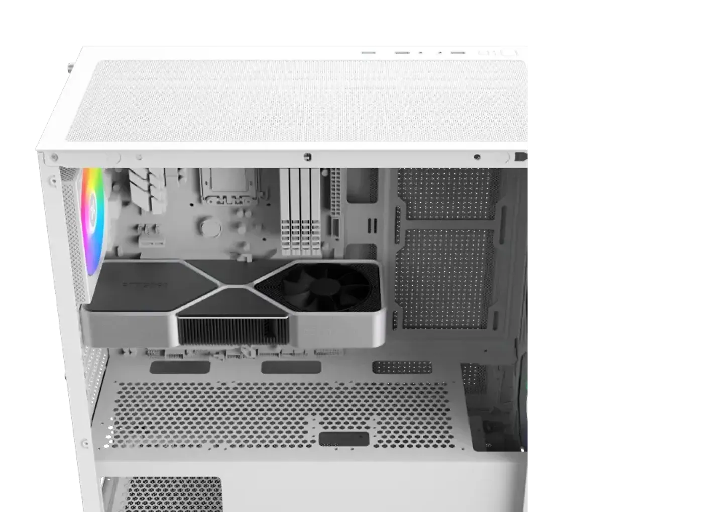 Graphics card length compatibility in the Gaming Y Pro Arctic
