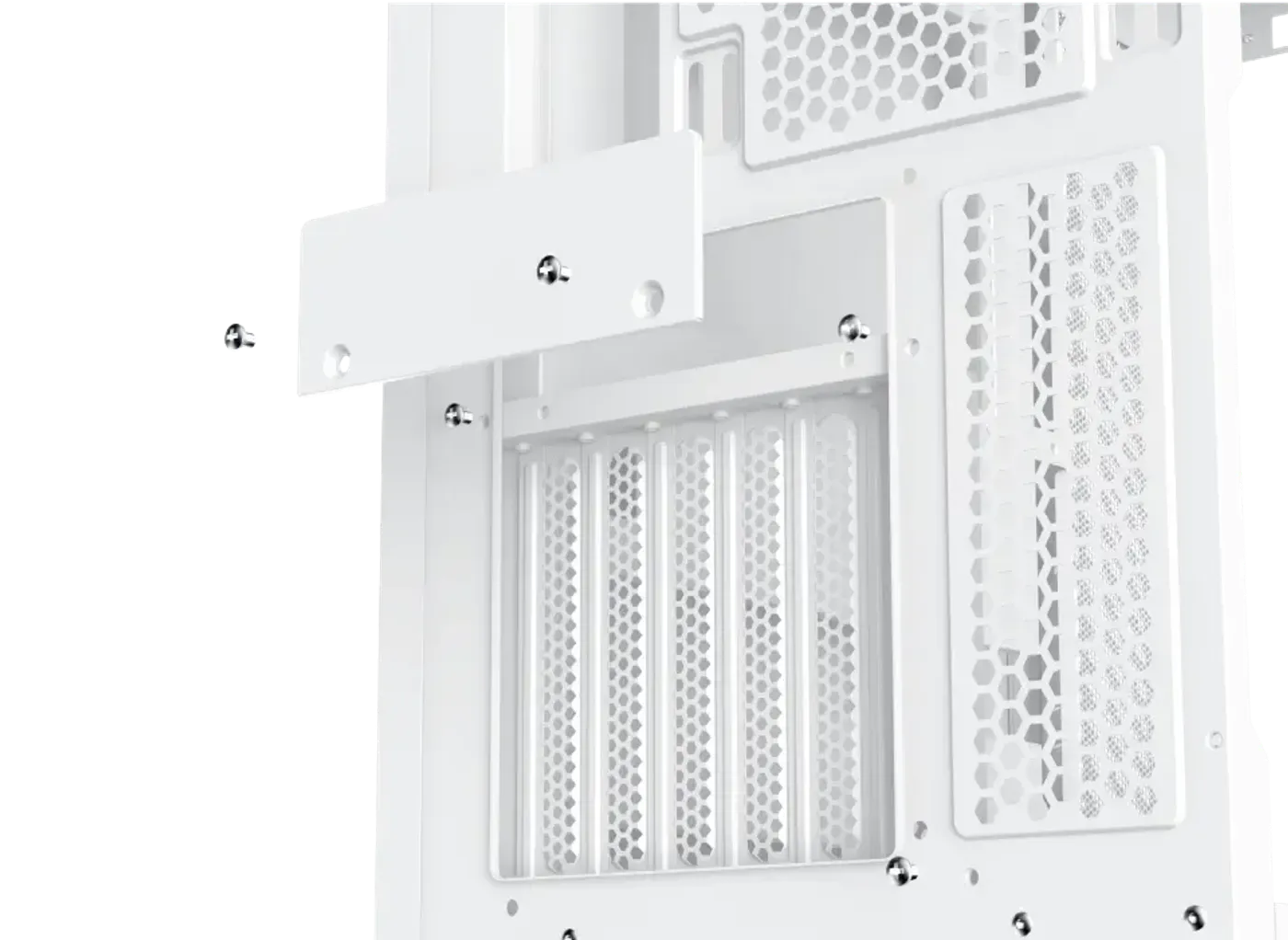 Vertical graphics card mounting in the Xigmatek Meta Arctic case