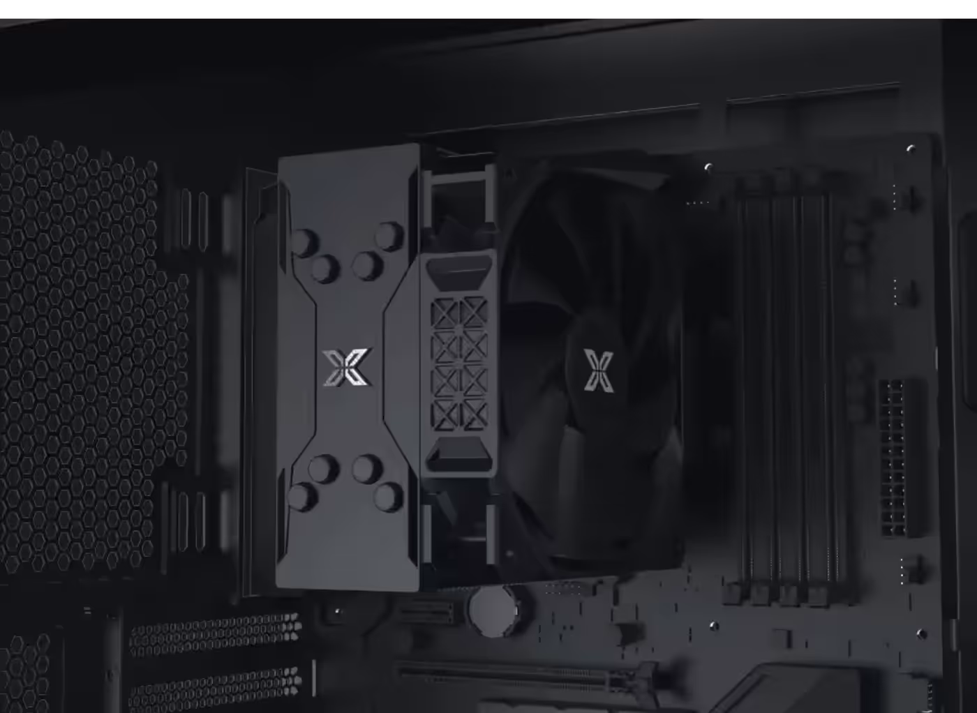 CPU cooler height clearance inside the Xigmatek Meta chassis