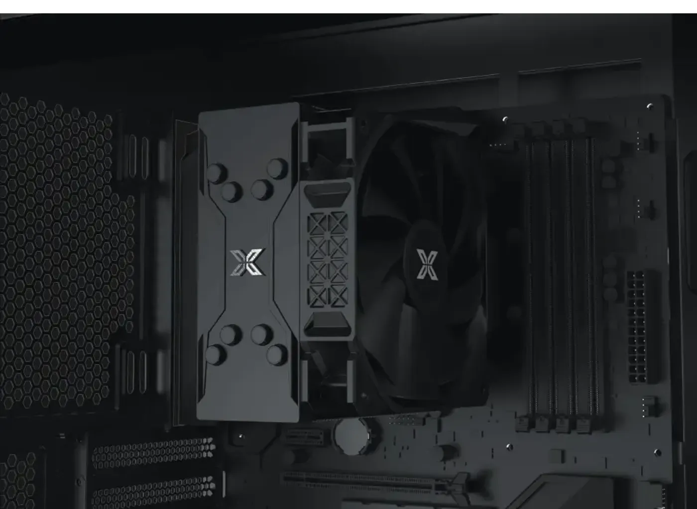 CPU cooler height clearance inside the Xigmatek Meta chassis