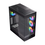 Xigmatek Meta Mid Tower Case — E-ATX Support, Black - image 4