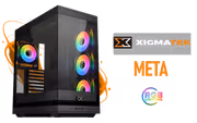 Xigmatek Meta Mid Tower Case — E-ATX Support, Black - image 1