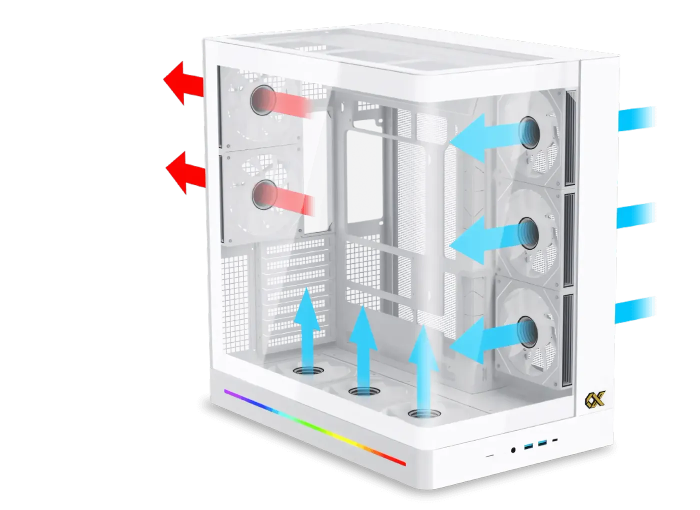 Product image showing the superior airflow and ventilation design