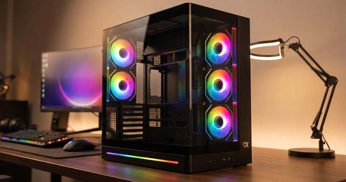 [OPEN BOX] Xigmatek Pano II Air Mid Tower Case — E-ATX, 8 ARGB Fans ...
