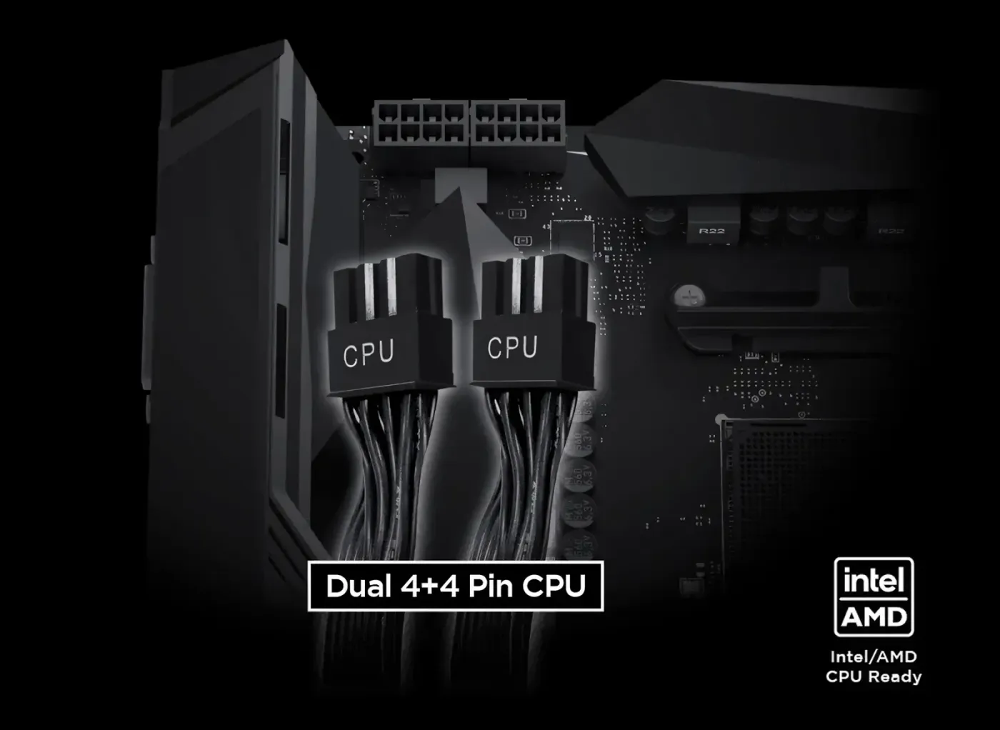 Internal component diagram illustrating the stable single +12V DC output design