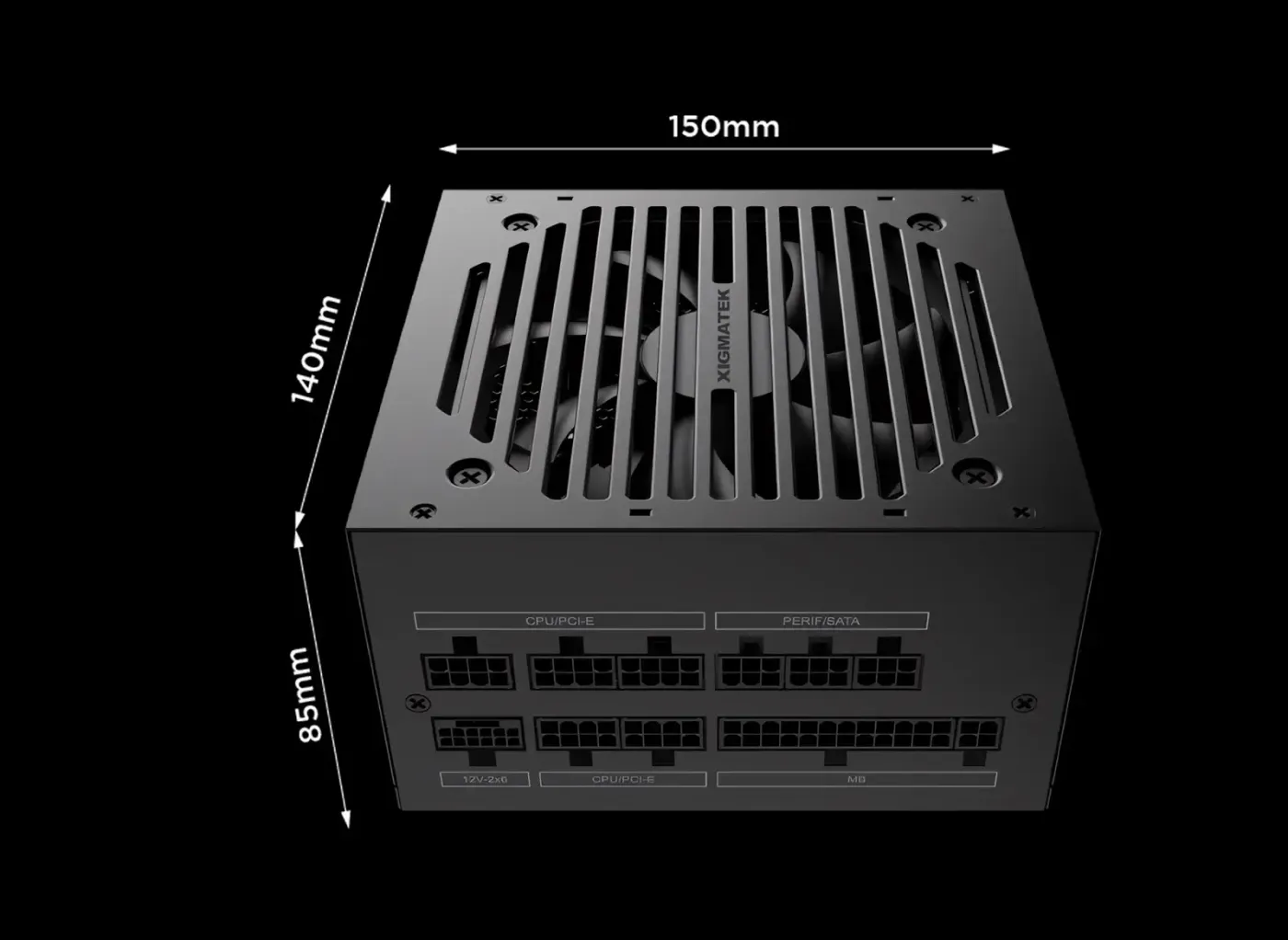 Compact size power supply unit designed for easy chassis installation