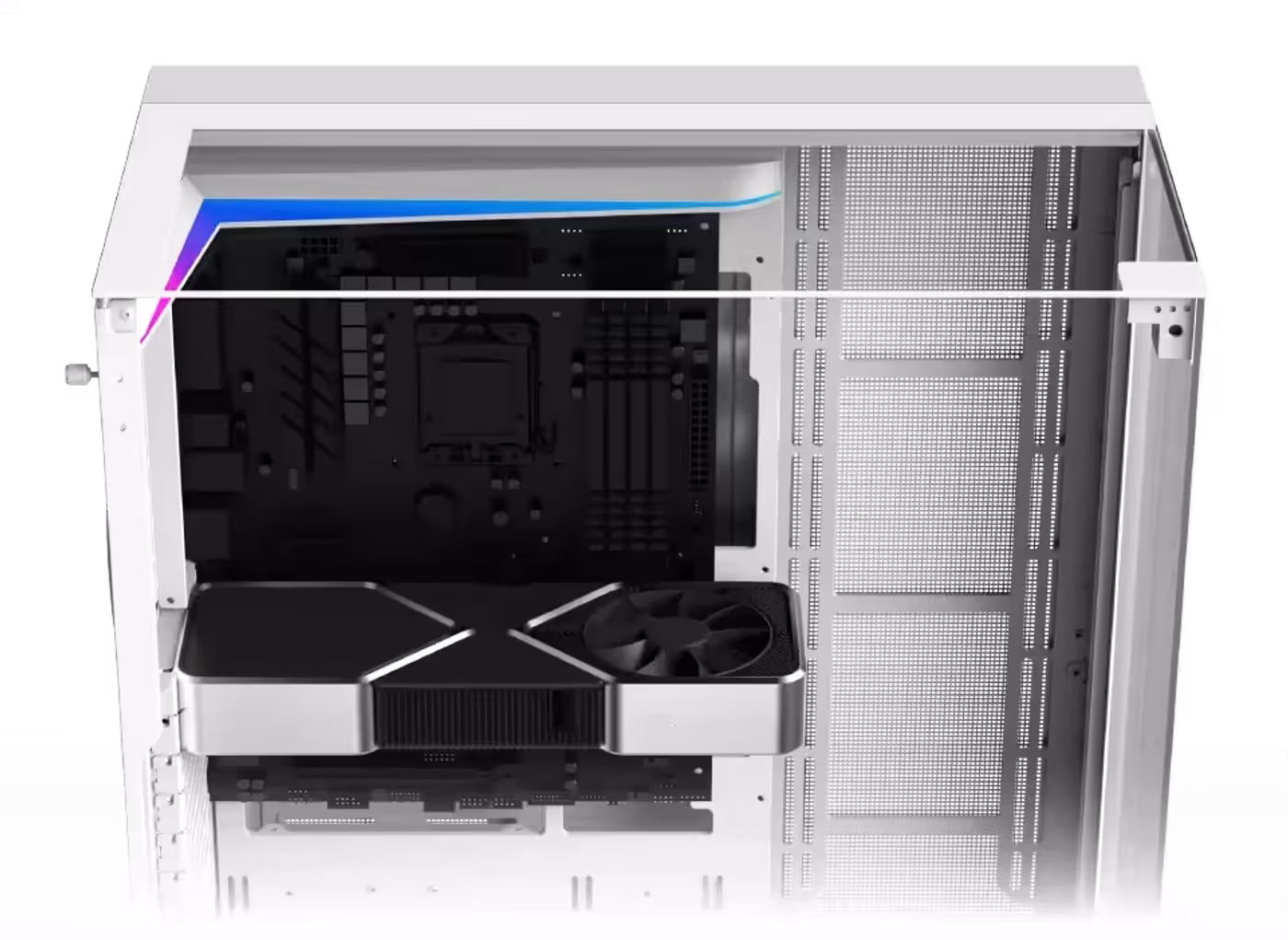 Graphics card clearance inside the Vision Pro Arctic measured to 420mm