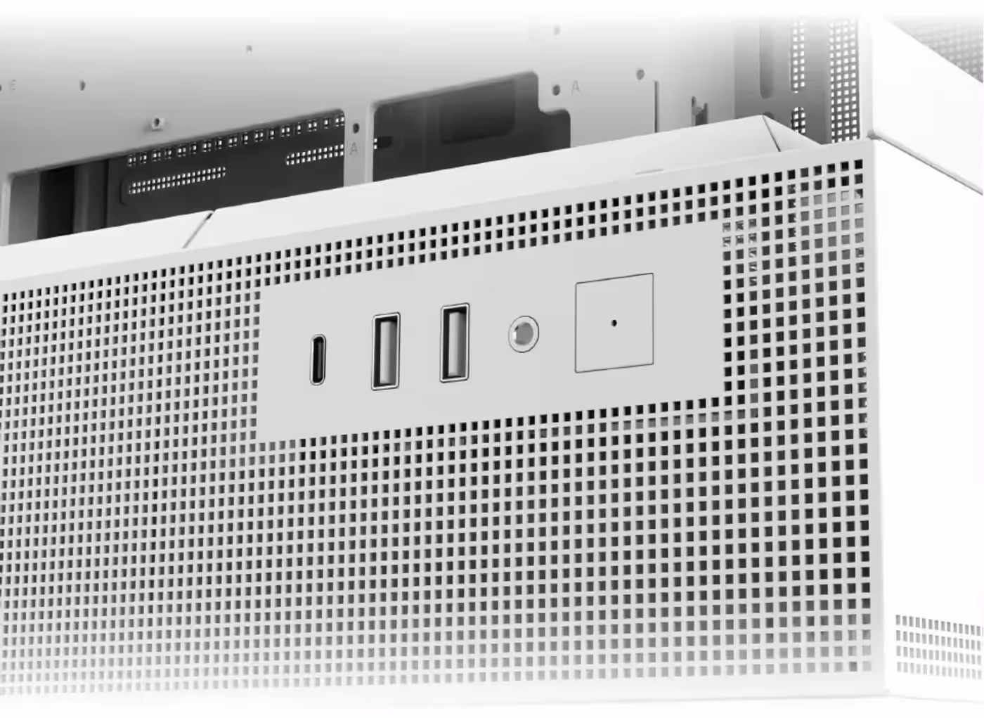 Side I/O ports on the Vision Pro Arctic including USB 3.0 and Type C