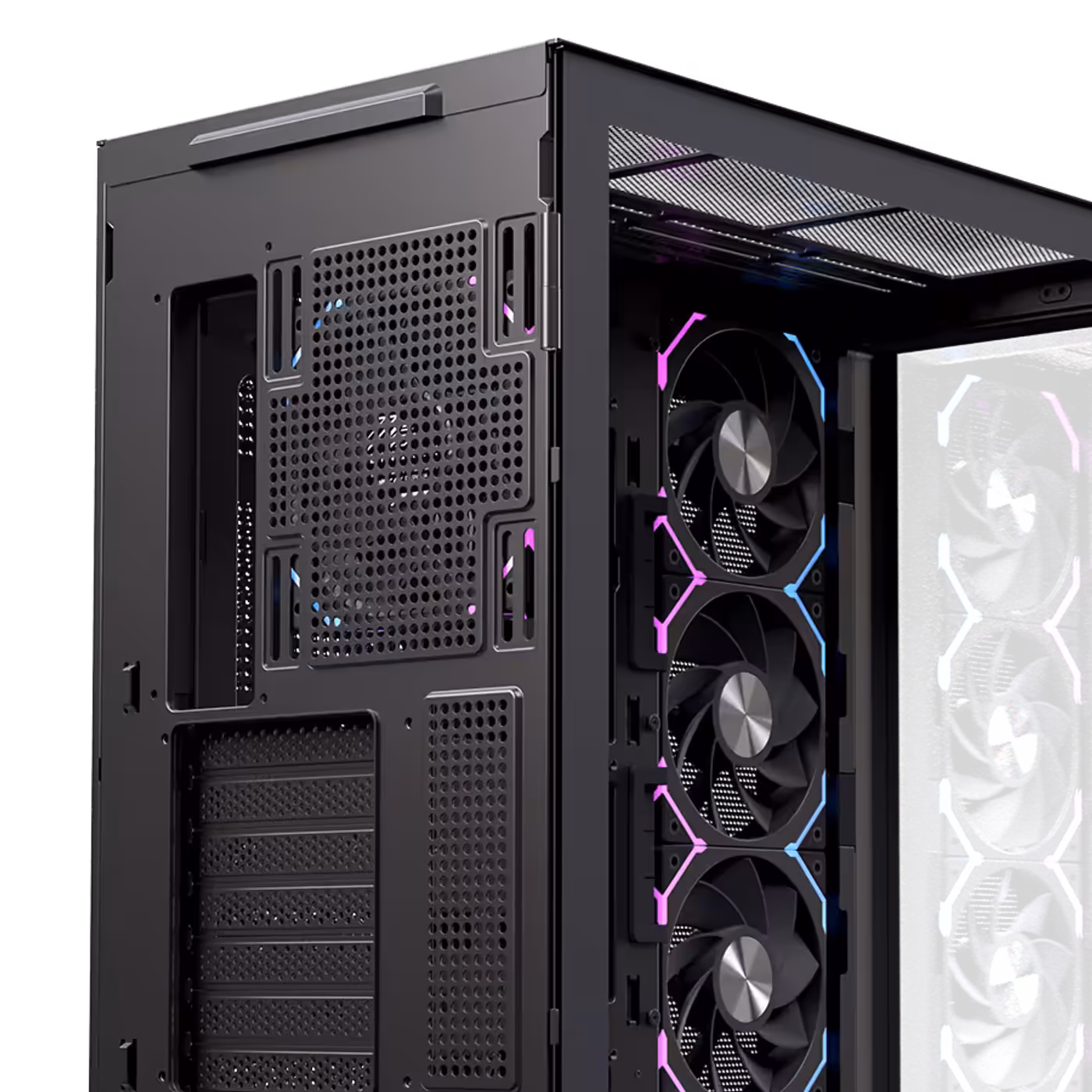 Durable 0.8mm reinforced steel chassis showing high-quality construction and swing mechanics