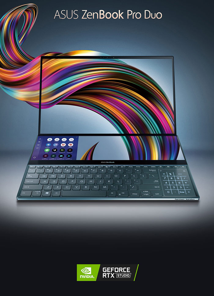 ZenBook Pro Duo UX581GV Core i9 4K Touchscreen Ultrabook