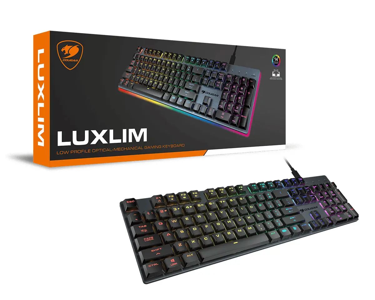 Cougar LUXLIM Optical-Mechanical Gaming Keyboard - South Africa