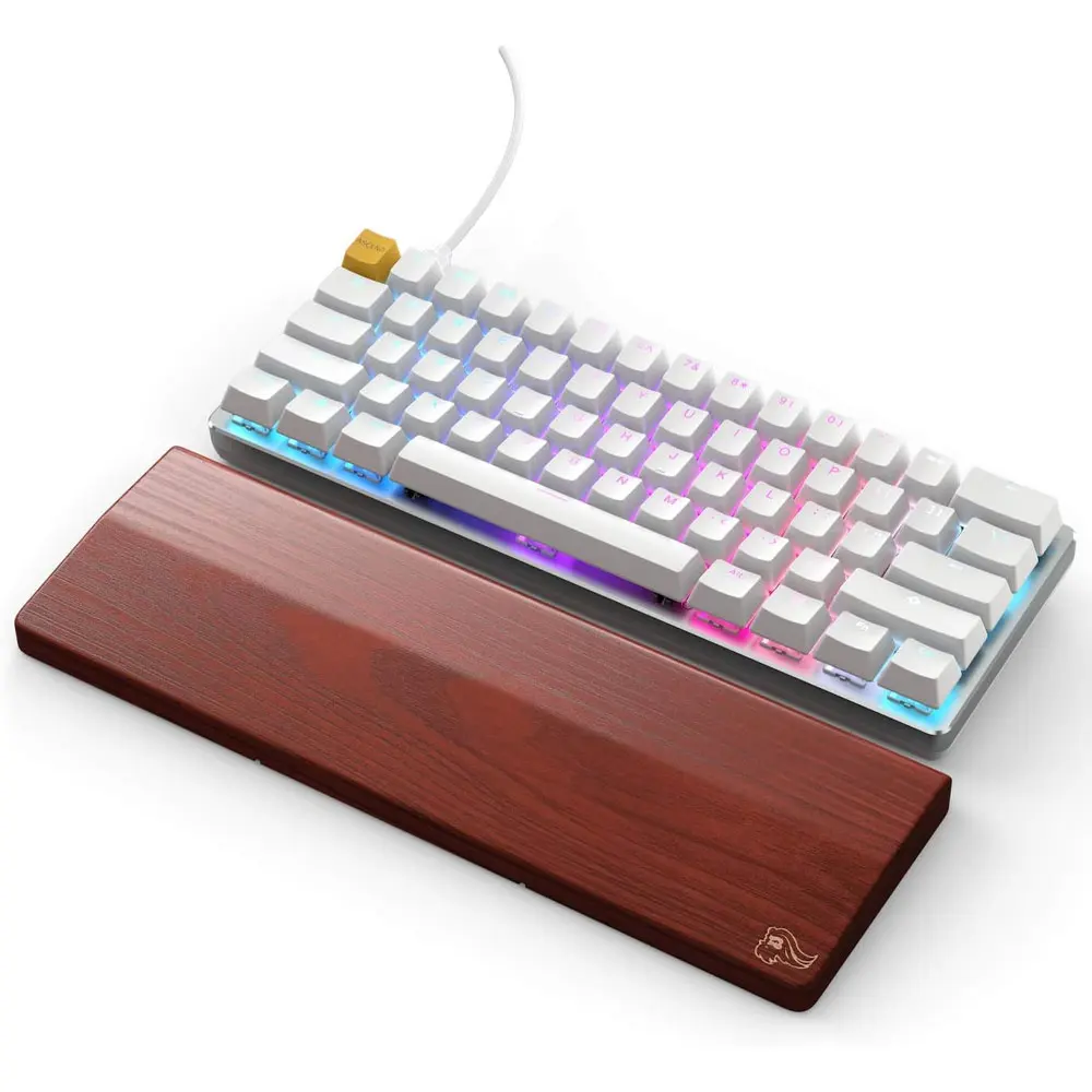 Glorious Wooden Wrist Rest Compact Brown