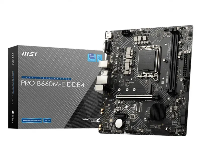 Core i3 12100F PRO B660M-E D4 8GB 3200MHz Upgrade Kit