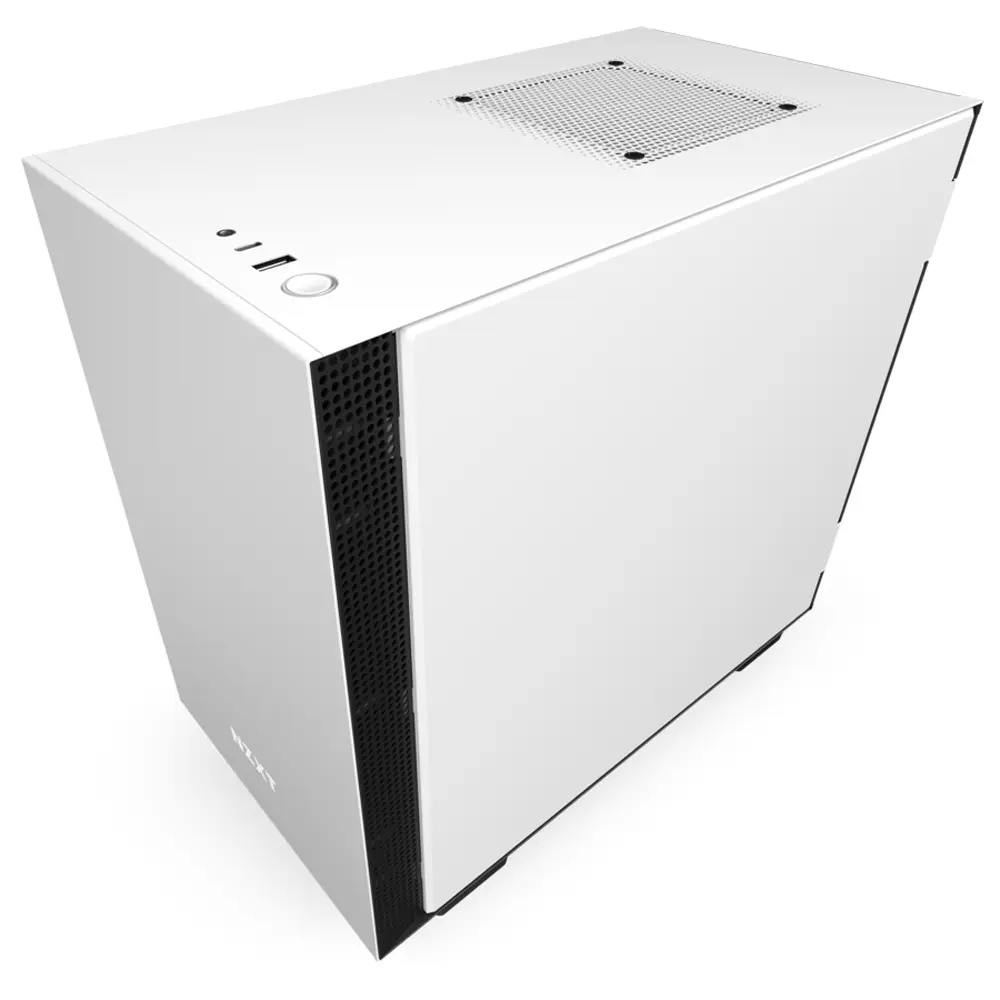 NZXT H210i Matte White Black Gaming Case