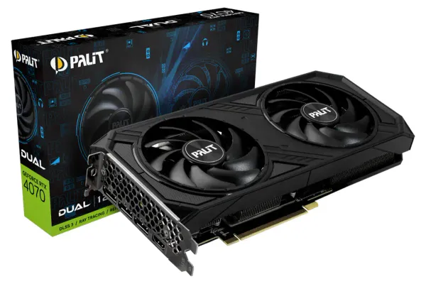 Buy Palit GeForce RTX 4070 Dual 12GB GDDR6X - High Performance
