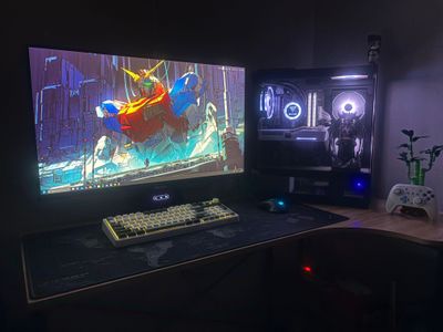 Gundam themed corner setup