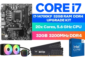 Core i7 14700KF PRO B760M-E DDR4 32GB 3200MHz Upgrade Kit