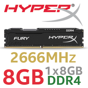 Kingston HyperX FURY 8GB DDR4 2666MHz | Evetech