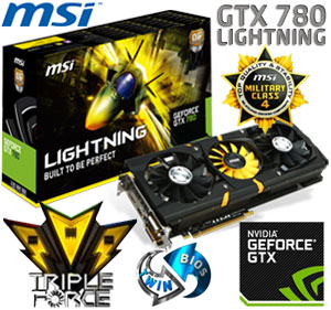 MSI N780 LIGHTNING GeForce GTX 780 3GB 384-bit GDDR5 PCI Express