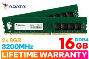 ADATA Premier 16GB 3200MHz DDR4 Memory - High Performance RAM