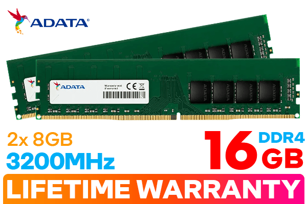 ADATA Premier 16GB 3200MHz DDR4 Memory - High Performance RAM