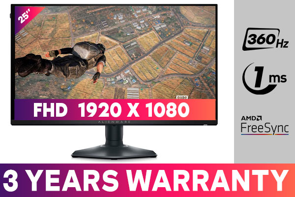 Dell AW2523HF 24.5インチ Alienware 360hz（ผ่อน 0%] Alienware 25 Kuycon G27X モニター スタンド（単品購入不可）