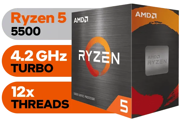 中古 AMD Ryzen 5 5500 CPU AMD Ryzen 5 5500 Processor - Free Shipping - South Africa | Evetech