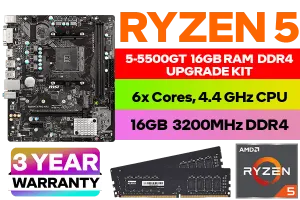 AMD RYZEN 5 5500GT B450M A PRO MAX 16GB 3200MHz Upgrade Kit