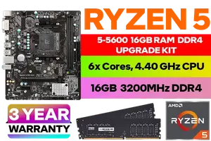 AMD RYZEN 5 5600 B450M A PRO MAX 16GB 3200MHz Upgrade Kit