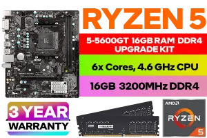 AMD RYZEN 5 5600GT B450M A PRO MAX 16GB 3200MHz Upgrade Kit