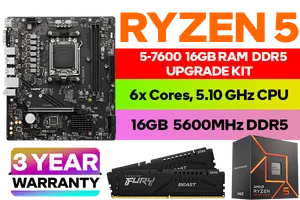 AMD RYZEN 5 7600 PRO B650M B 16GB DDR5 5600MHz Upgrade Kit