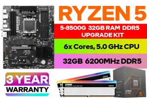 AMD RYZEN 5 8500G PRO B650 S WiFi 32GB RGB DDR5 6200MHz Upgrade Kit