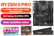 AMD RYZEN 5 PRO 4650G B550 Gaming GEN3 16GB Upgrade Kit - High Performance Gaming - image 1