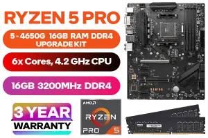 AMD RYZEN 5 PRO 4650G B550 Gaming GEN3 16GB Upgrade Kit - High Performance Gaming - image 1