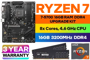 AMD RYZEN 7 5700 B550 Gaming GEN3 16GB 3200MHz Upgrade Kit