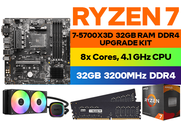 ゆ*う様 Ryzen 7 5700X3D B550M DDR4-3200 32G Add to cart