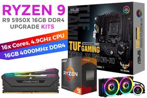 AMD RYZEN 9 5950X TUF B550-PLUS Wi-Fi 16GB RGB 4000MHz Upgrade Kit - image 1