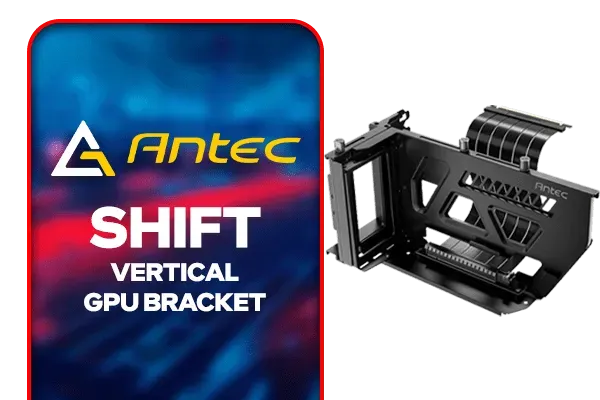 Antec Shift Vertical GPU Bracket Black - Elevate Your Gaming Setup