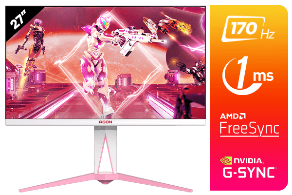 Computer Monitor Aoc Agon Ag273fxr Pink AOC AG273FXR AGON III 27